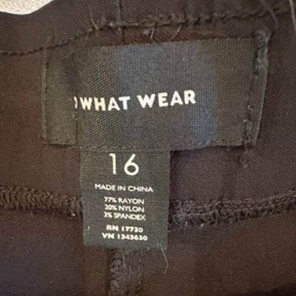 Women's Gap Black slender pants with elastic waist - Size 16 - Picture 2 of 2